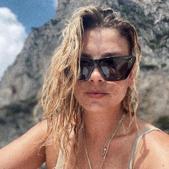 🕶️ New Celine CL40187I 99A Sunglasses - Cheetah Frame, Smoke Lenses - Picture 6 of 12